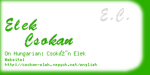 elek csokan business card